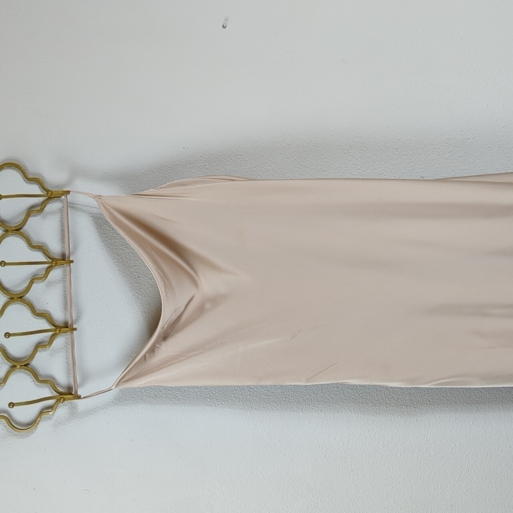 Show Me Your Mumu Verona Cowl Dress Womens Medium Champagne Golden 3 - Picture 4 of 16